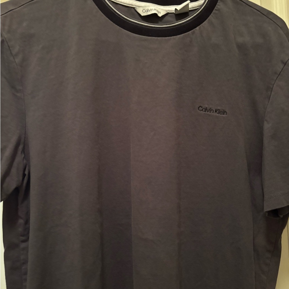Calvin Klein Men's Charcoal Tee